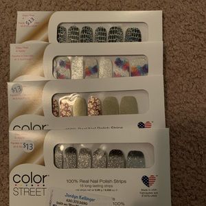 Color street glitter nail art bundle